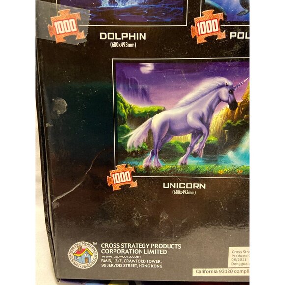 Magical Dolphin 1000 Piece Wooden Puzzle Space Ocean Scene - Picture 4 of 8